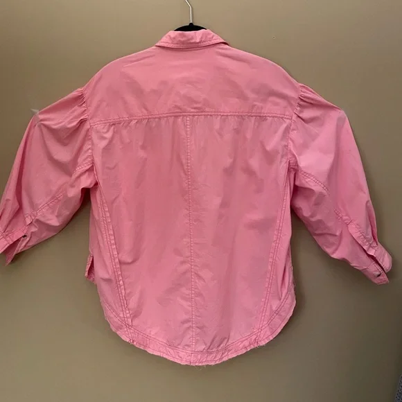 We The Free Pink Button Down Shirt - Picture 3 of 8